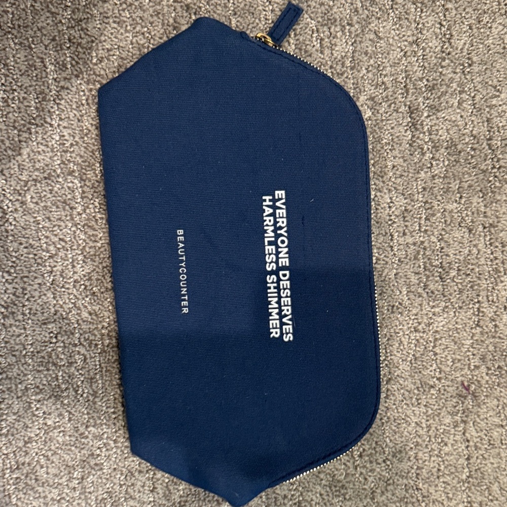 Beauty counter makeup bag